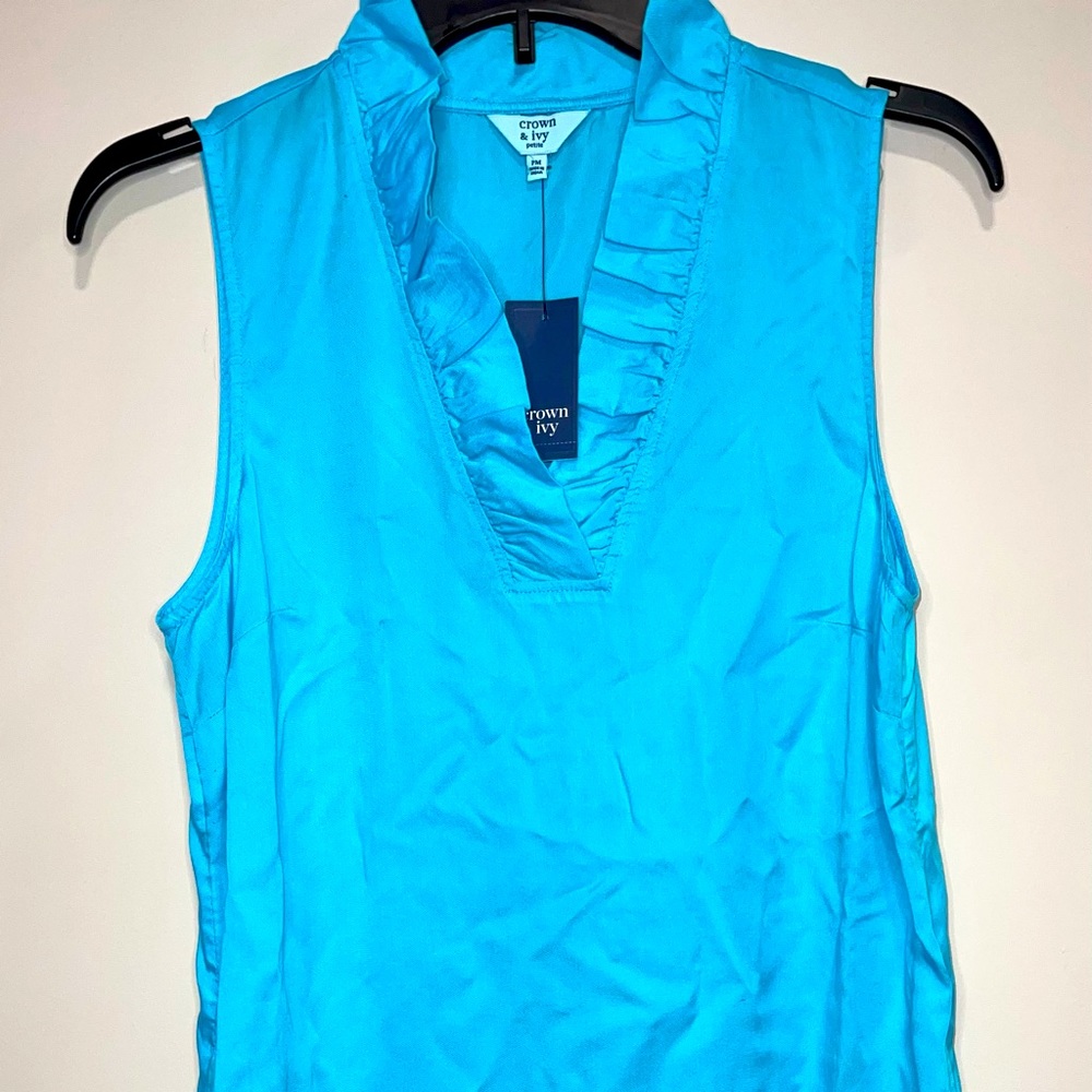 Blue Crown and Ivy bathing suit cover/dress
